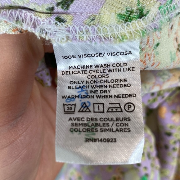 NWOT Stunning Loft Godet Pastel Floral Maxi Shirt Dress Cottagecore Romantic Sm. - Picture 9 of 12